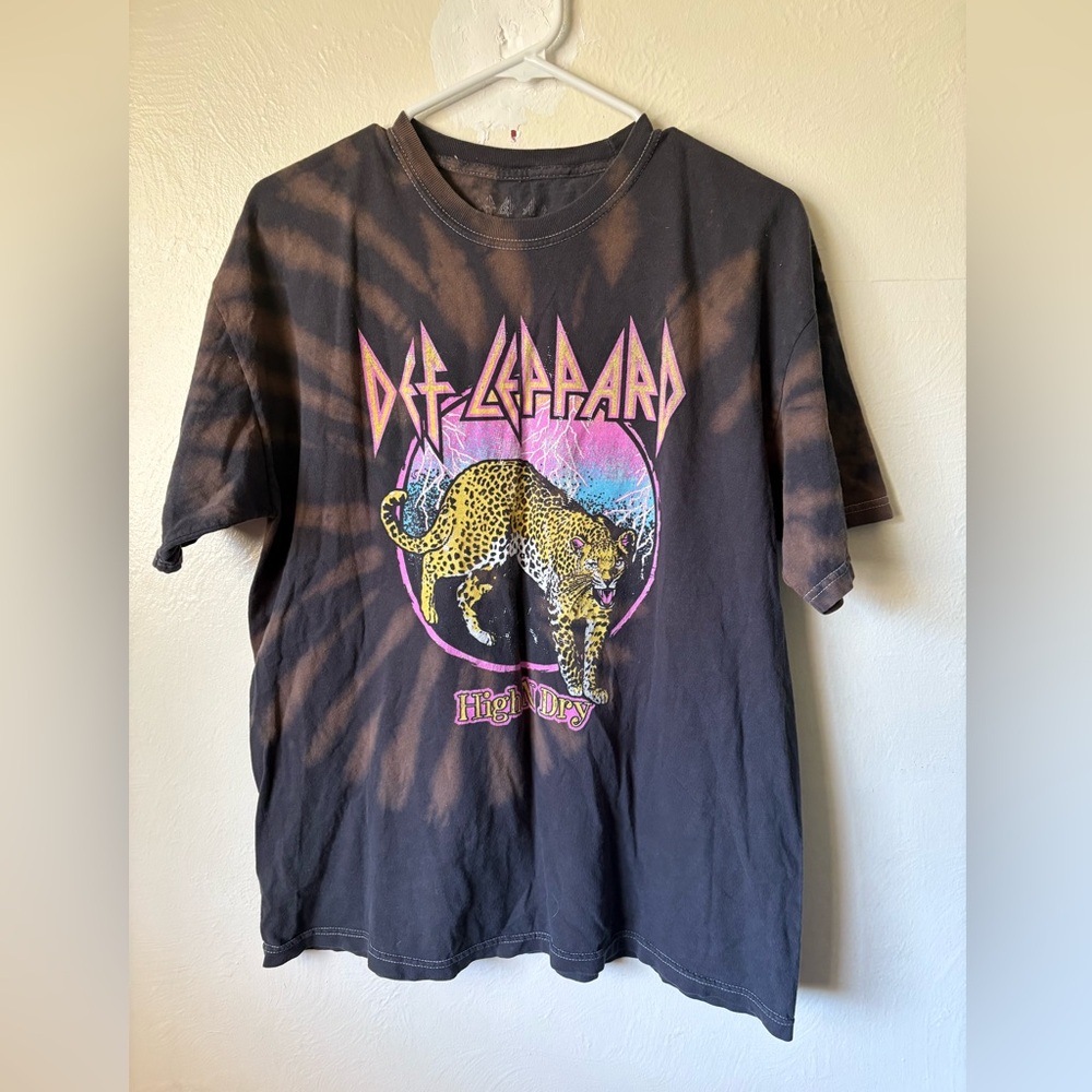 Def Leppard Tie-Dye Graphic Tee